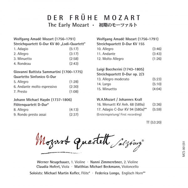 The Early Mozart