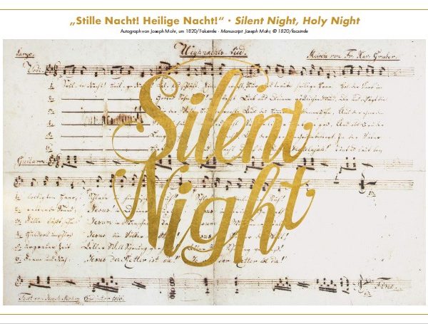 „Stille Nacht!” – Faksimile-Notenblatt